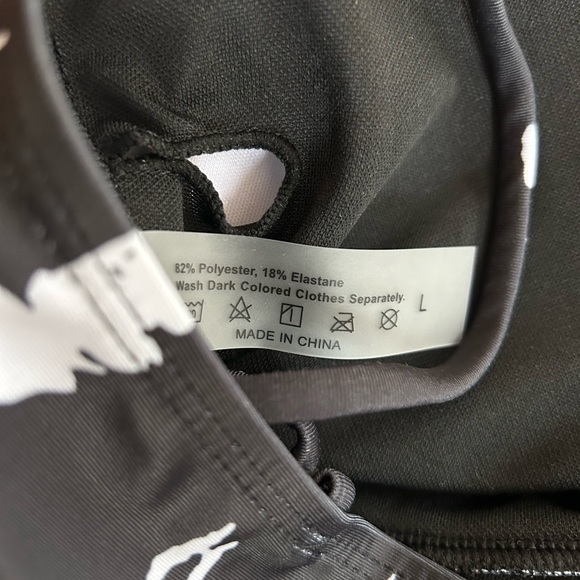 Boho Tie Dye 2 Piece Drawstring Accent Wireless Top Shorts Bikini Swim Swimsuit - Picture 8 of 16